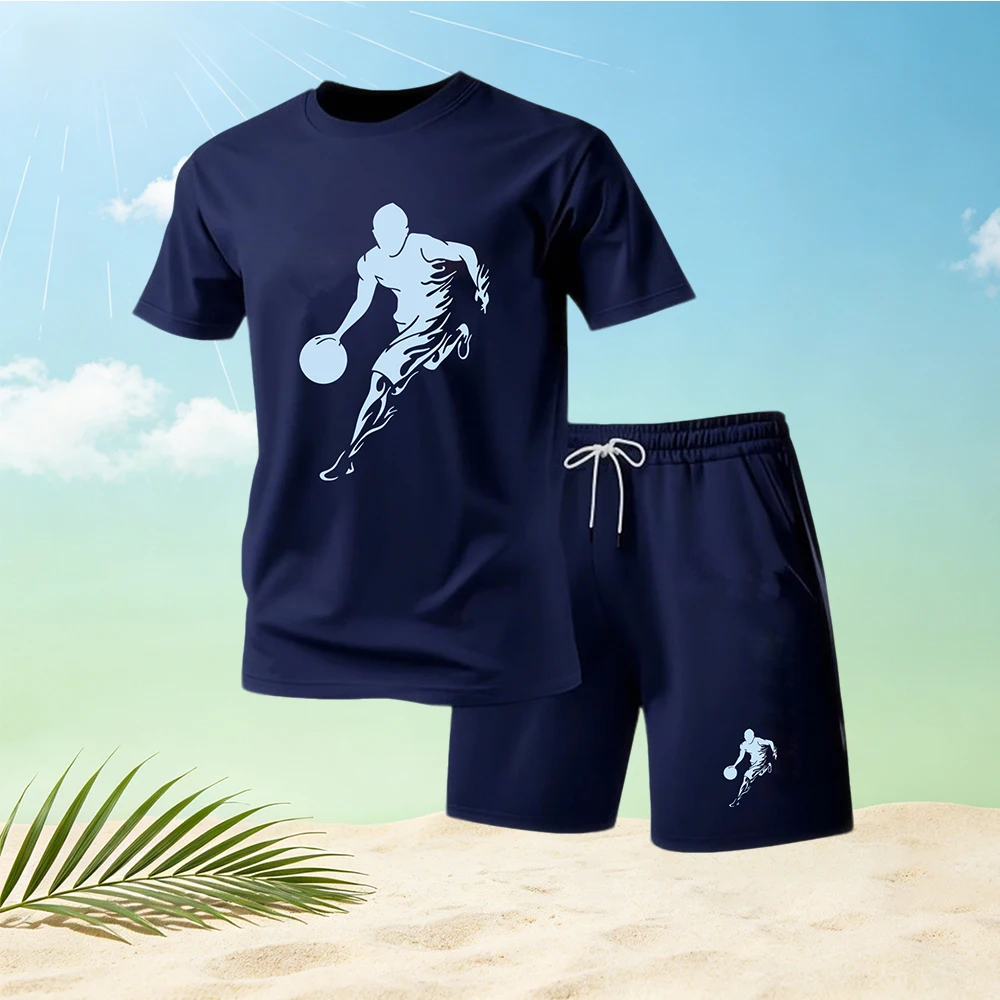 Running Gear Men - Hot Sale Summer Men's T-Shirts Sets