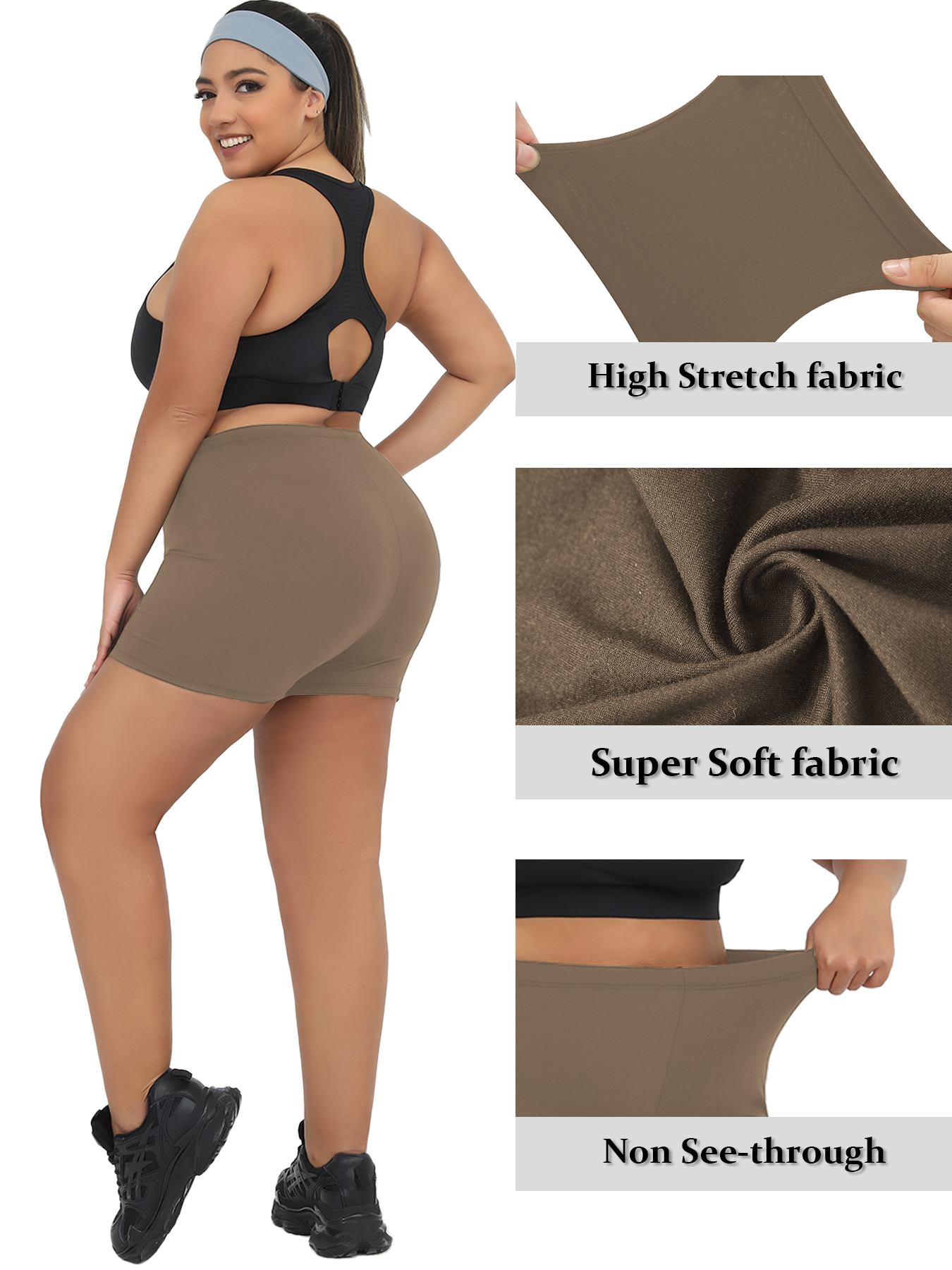 Plus Size Women's High Elastic - Running Gear Woman avis et prix