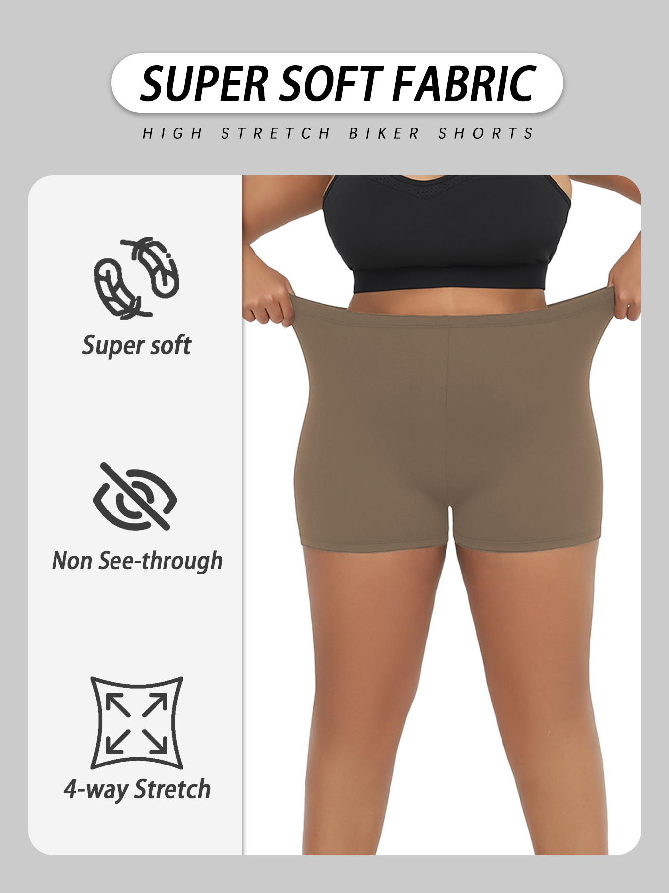 Plus Size Women's High Elastic - Running Gear Woman avis et prix
