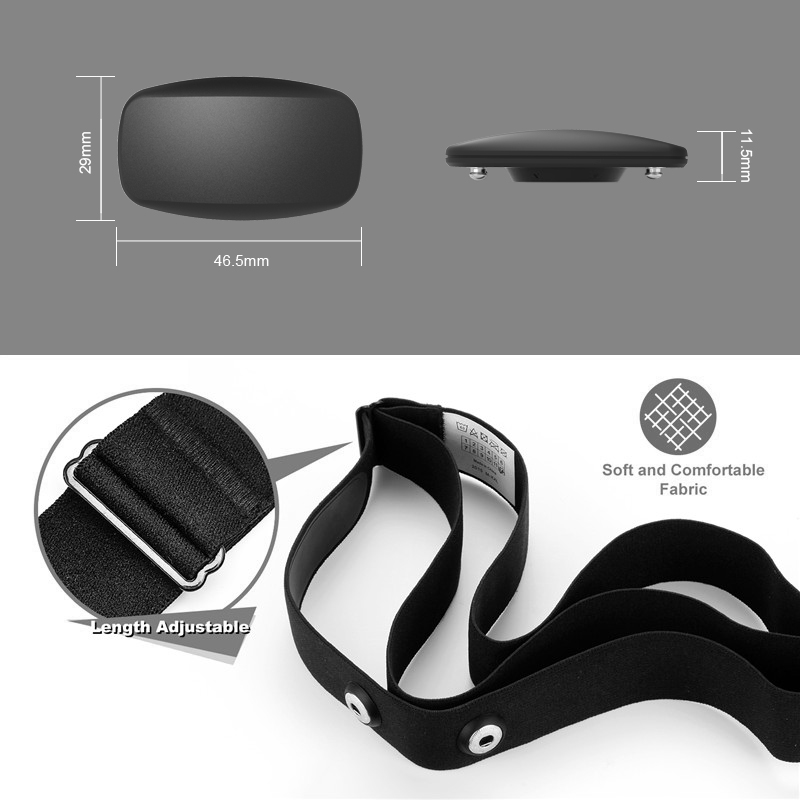 BLE5.0 ANT+ Heart Rate Monitor - Heart Rate Strap Chest avis et prix