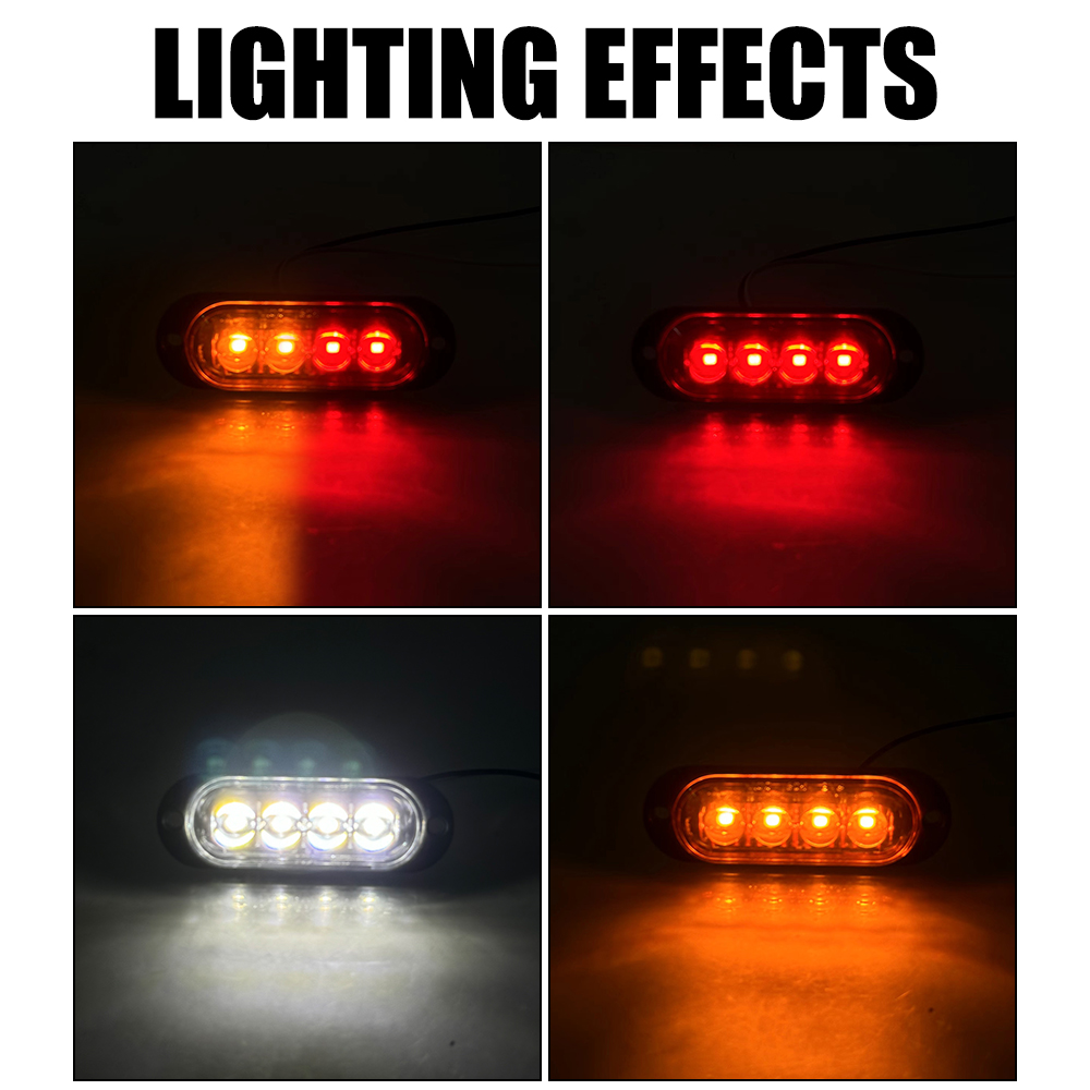 24V 12V Car DRL Side Lights 4  - Running Gear Boat avis et prix