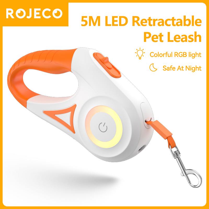 ROJECO 5M Automatic Dog Leash  - Running Gear Dog avis et prix