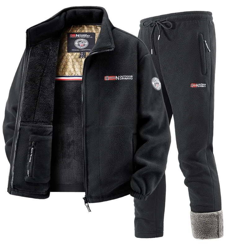 Mens Winter Fleece Tracksuit S - Running Gear Men avis et prix