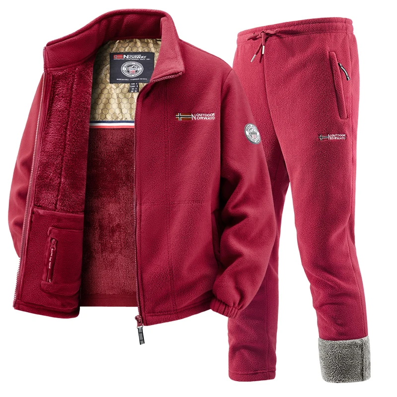 Mens Winter Fleece Tracksuit S - Running Gear Men avis et prix