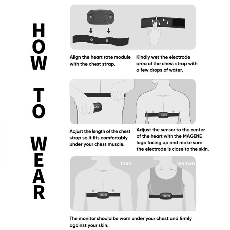 Magene H303 Heart Rate Sensor  - Heart Rate Strap Chest avis et prix