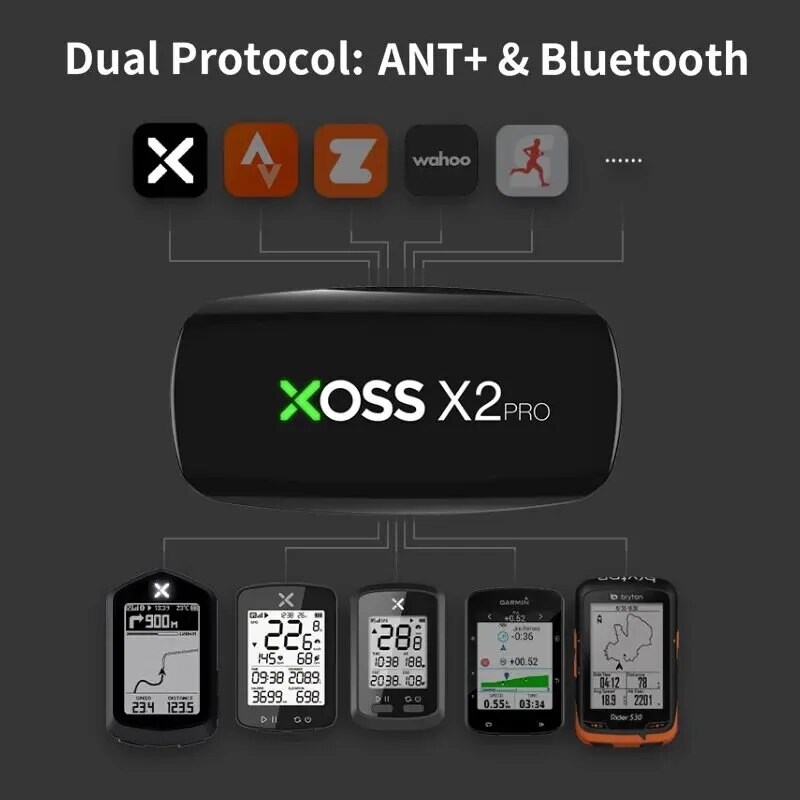 XOSS X2 Pro Chest Strap Heart  - Heart Rate Strap Chest avis et prix
