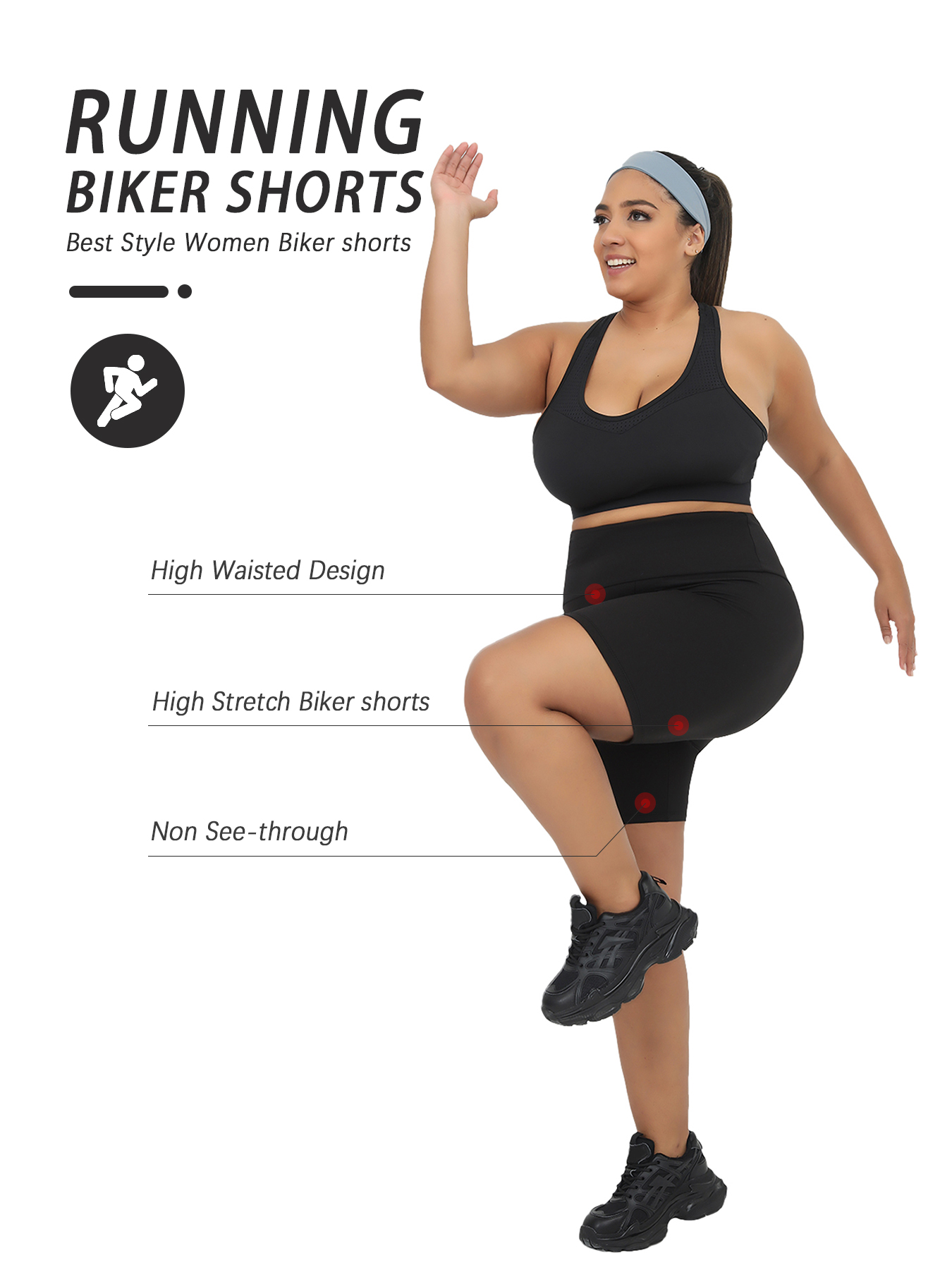 Plus Size Women's High Waisted - Running Gear Woman avis et prix