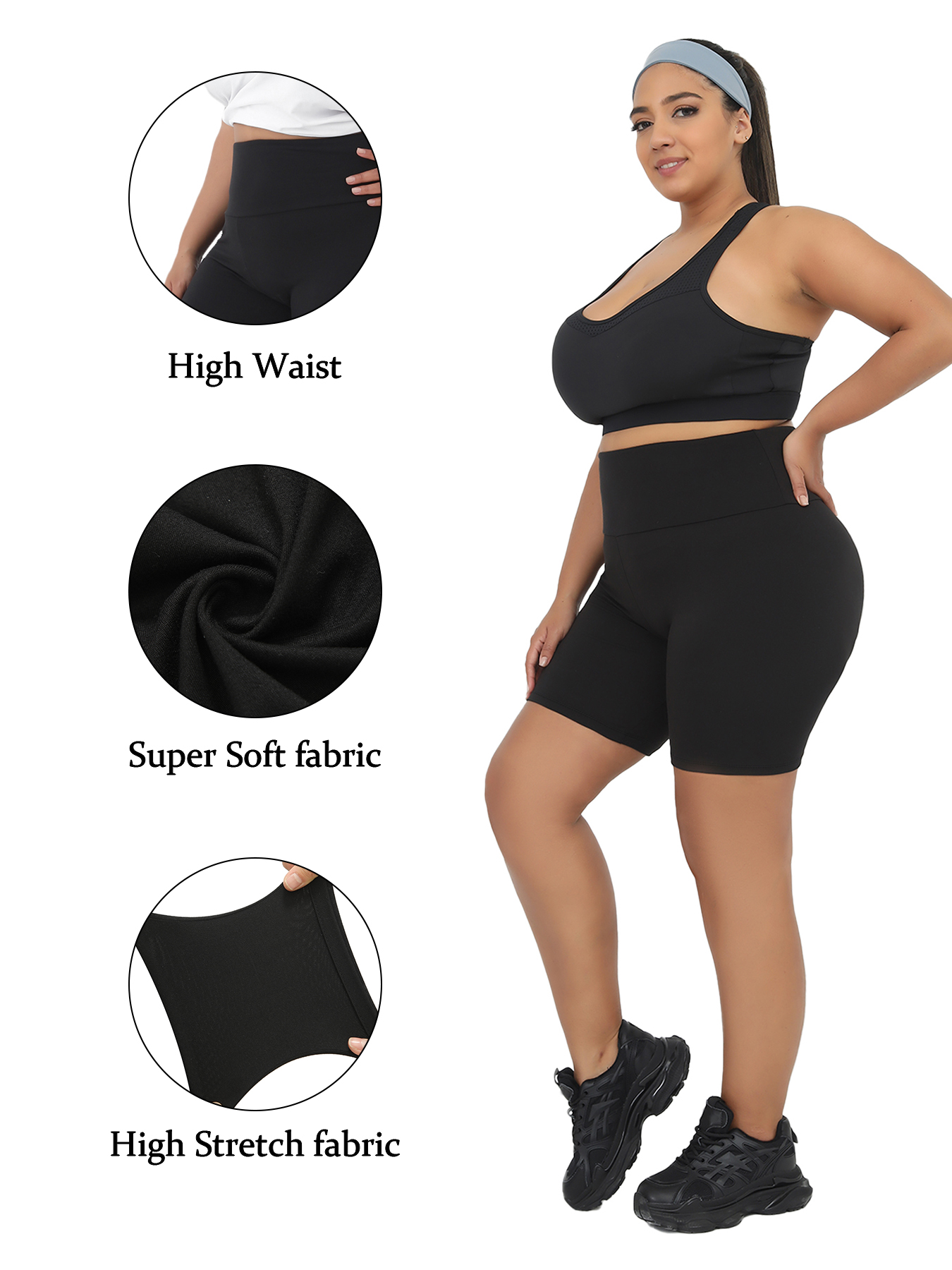 Plus Size Women's High Waisted - Running Gear Woman avis et prix