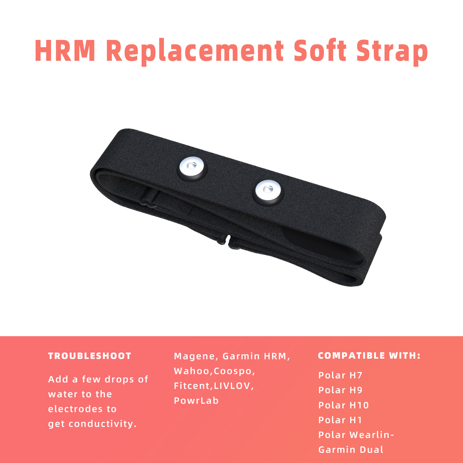 1Pc Heart Rate Monitor Replace - Heart Rate Strap Chest avis et prix
