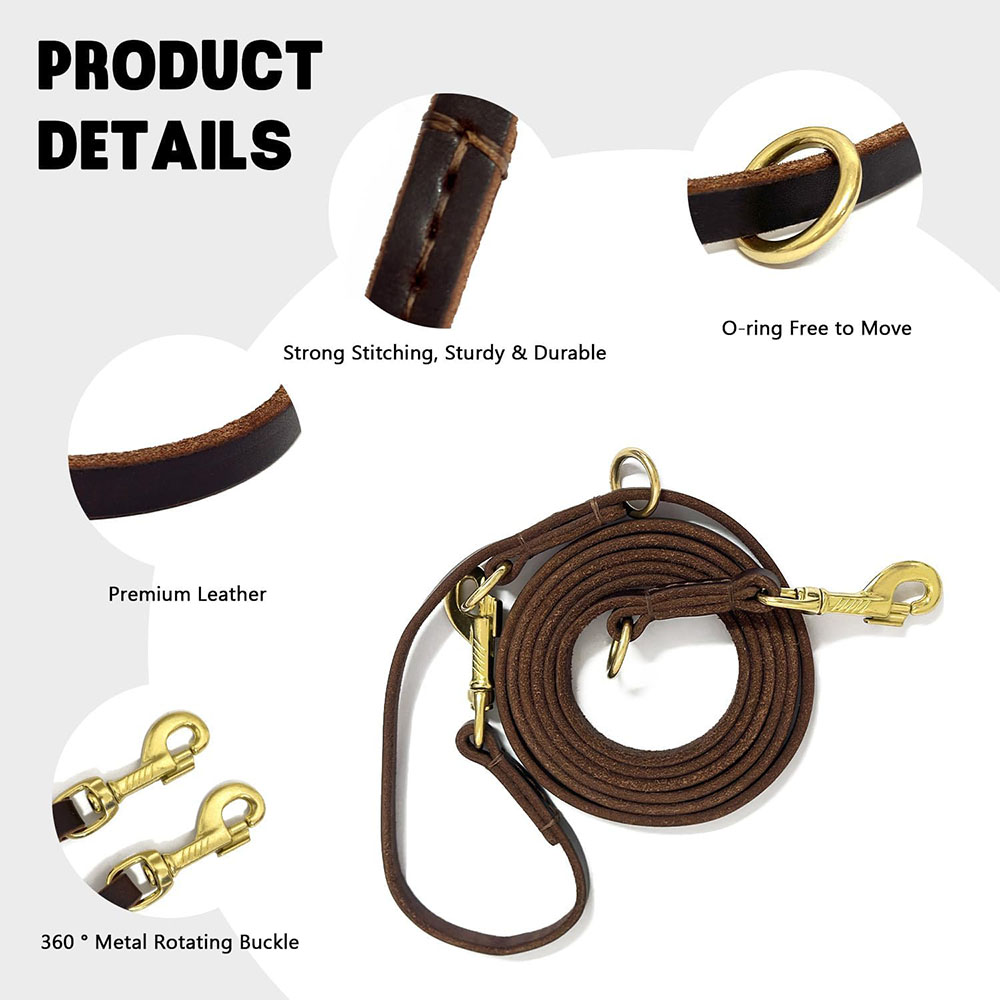 Multi Function Leather Dog Lea - Running Gear Dog avis et prix