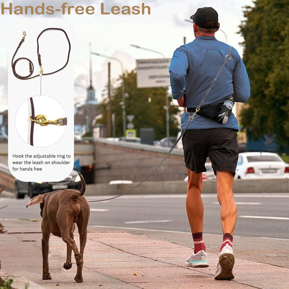 Multi Function Leather Dog Lea - Running Gear Dog avis et prix