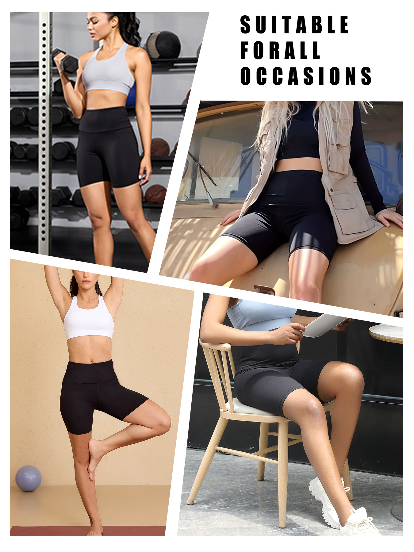 Plus Size Biker shorts for Wom - Running Gear Woman avis et prix