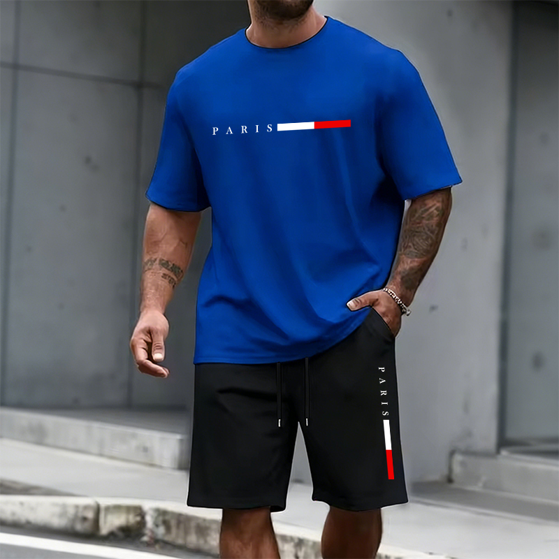 Men's Tracksuit 2 Piece  O-nec - Running Gear Men avis et prix