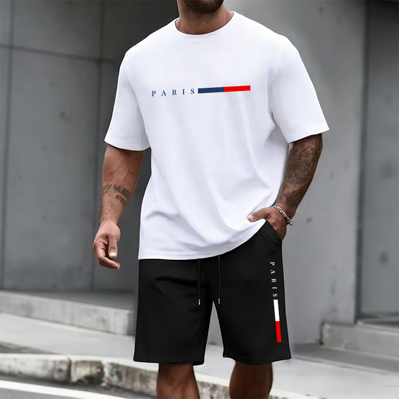 Men's Tracksuit 2 Piece  O-nec - Running Gear Men avis et prix