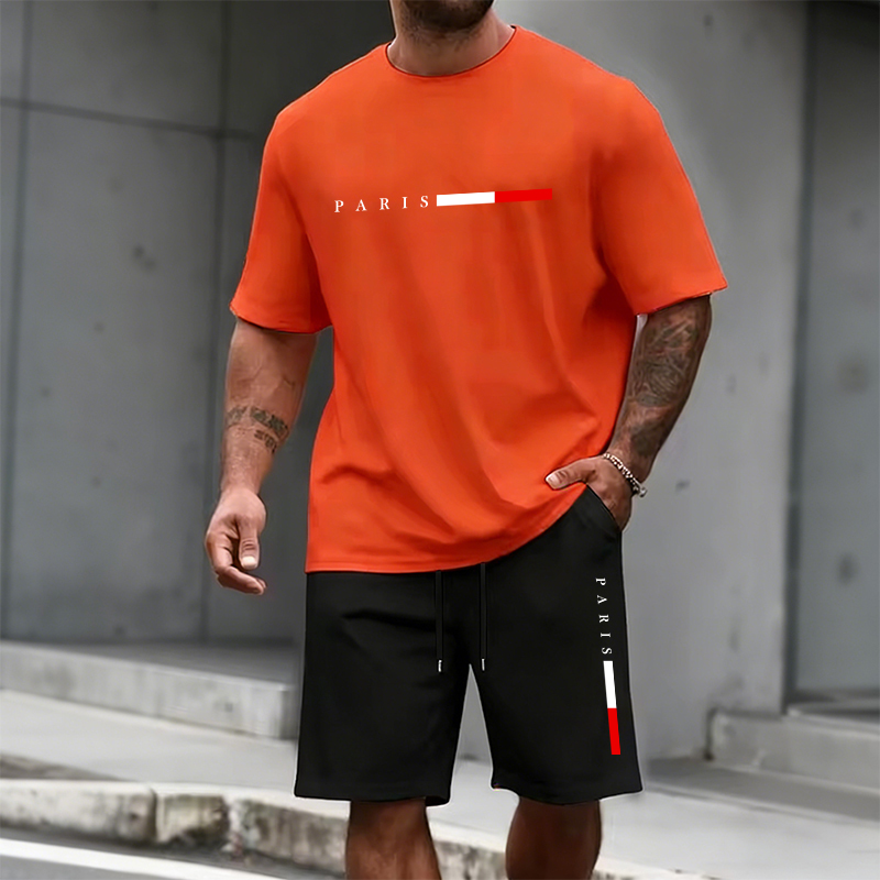 Men's Tracksuit 2 Piece  O-nec - Running Gear Men avis et prix