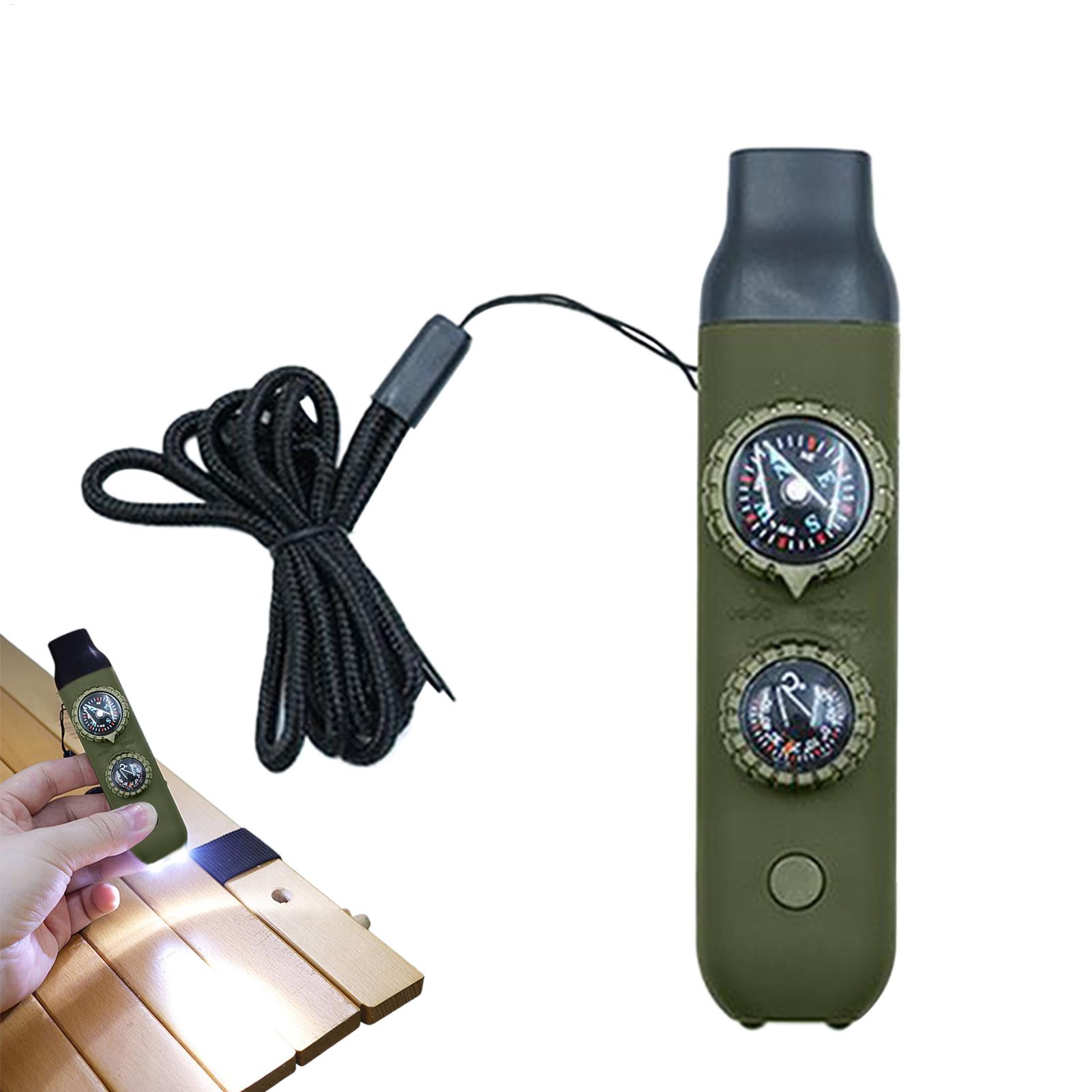 7-in-1 Survival Whistle with L - Running Gear Boat avis et prix