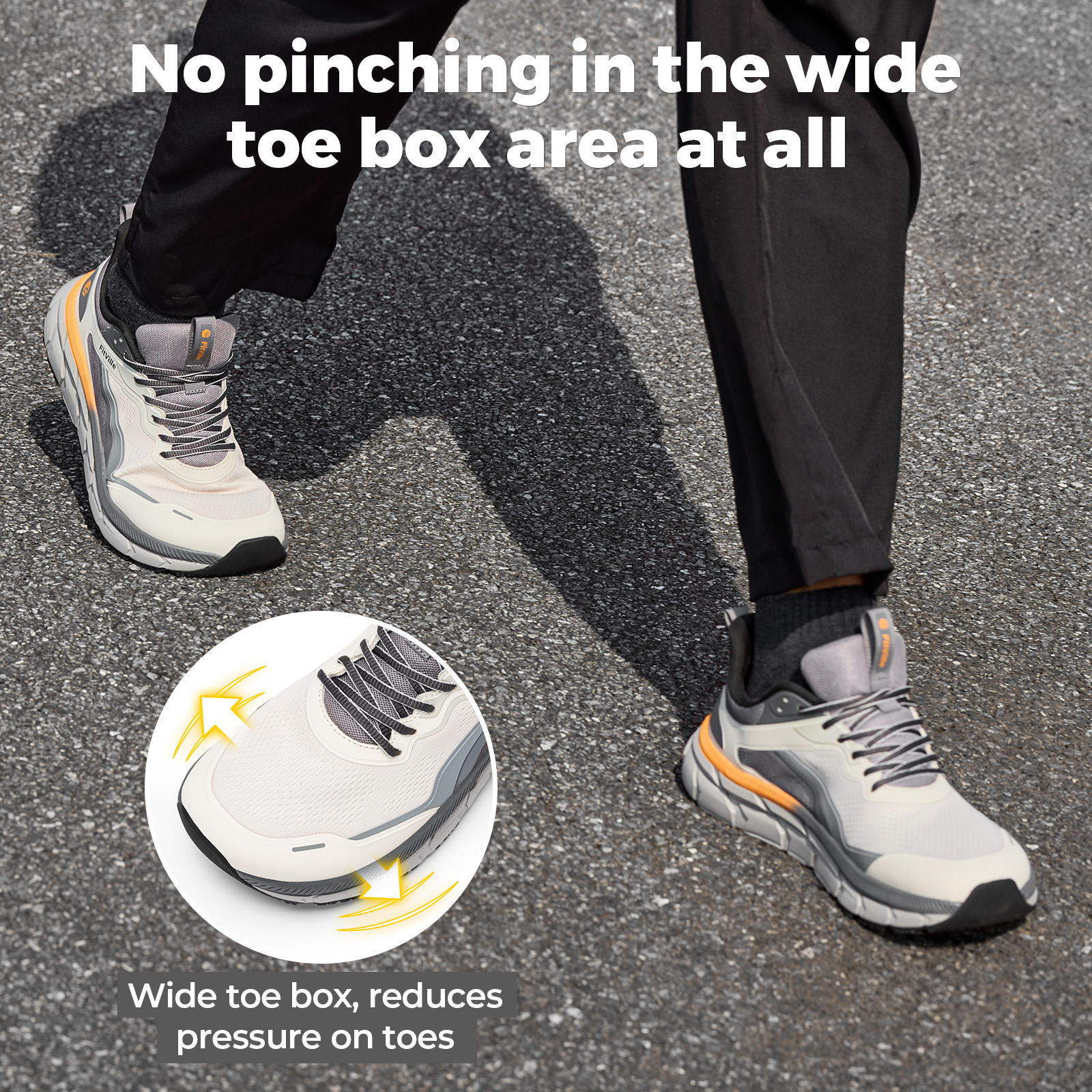 Fittington Wide Walking Shoes  - Running Z avis et prix