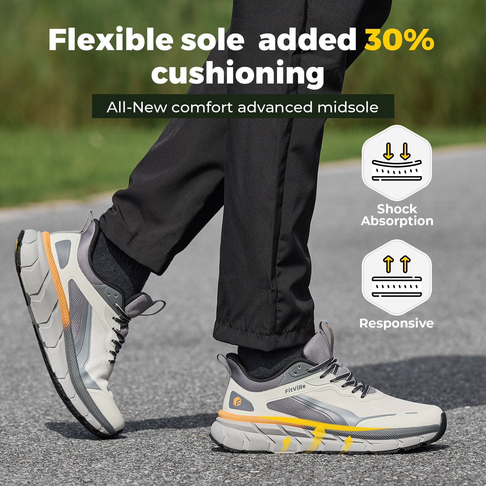 Fittington Wide Walking Shoes  - Running Z avis et prix
