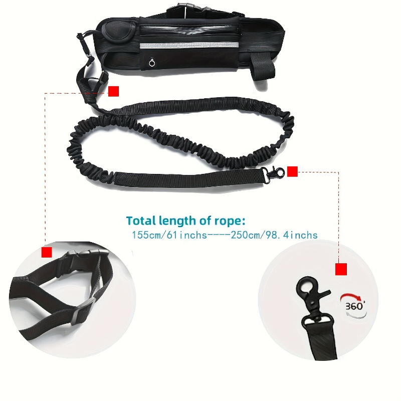 Hands Free Dog Leash with Zipp - Running Gear Dog avis et prix