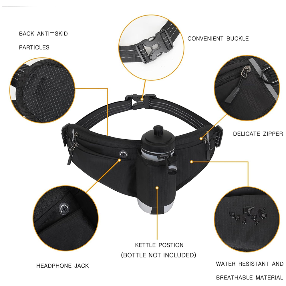 1PCS Fanny Pack with Water Bot - Running Gear Dog avis et prix