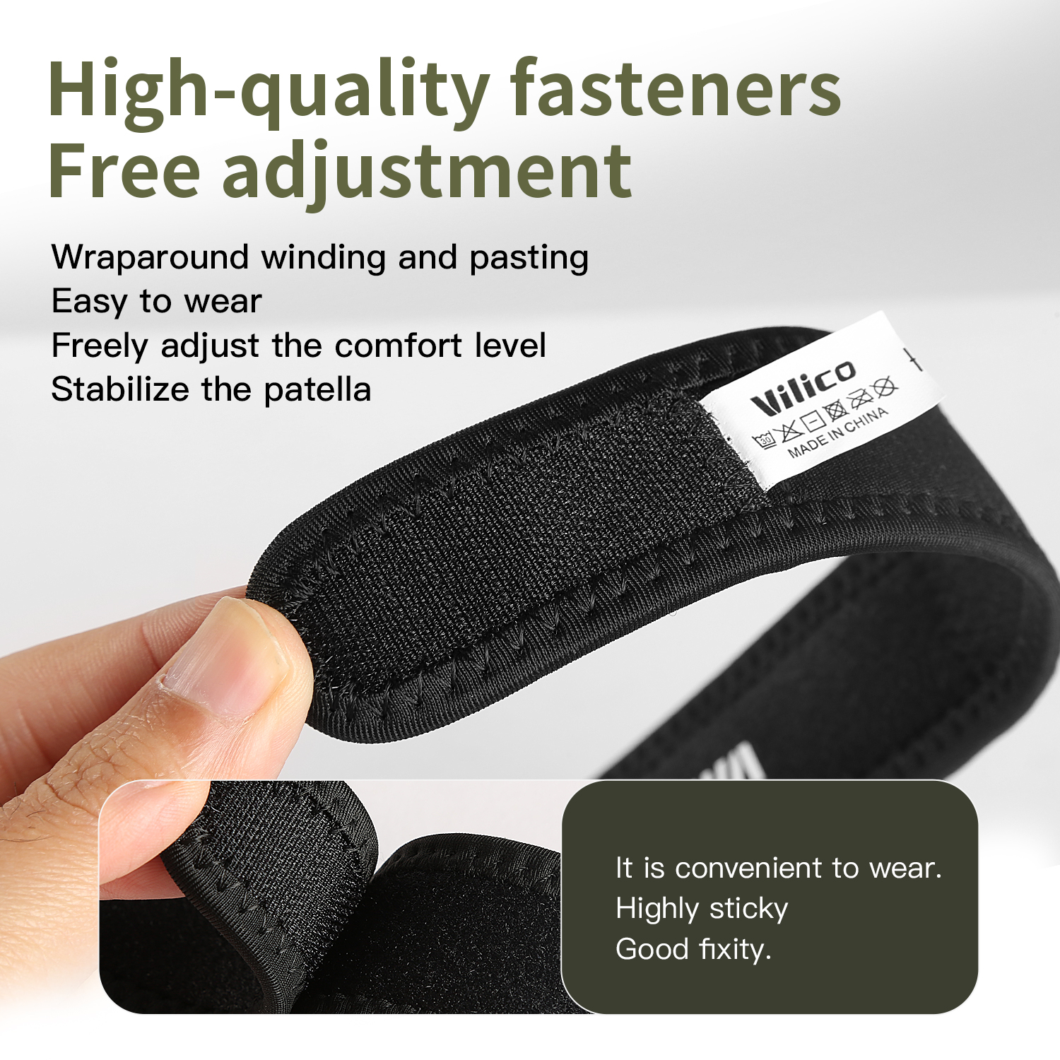 1PC Patella Kneecap Band Silic - Running Gear Sale avis et prix