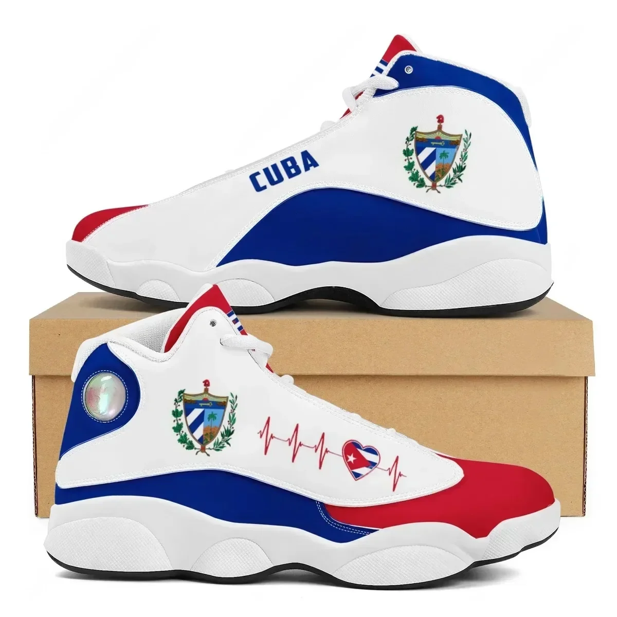 CUBA Flag Print Cool Men Baske - Running Z avis et prix