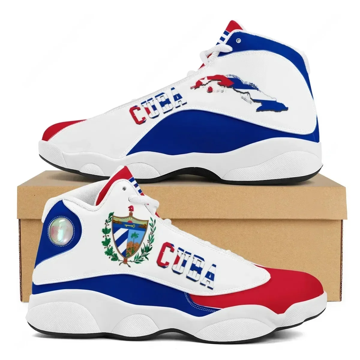 CUBA Flag Print Cool Men Baske - Running Z avis et prix
