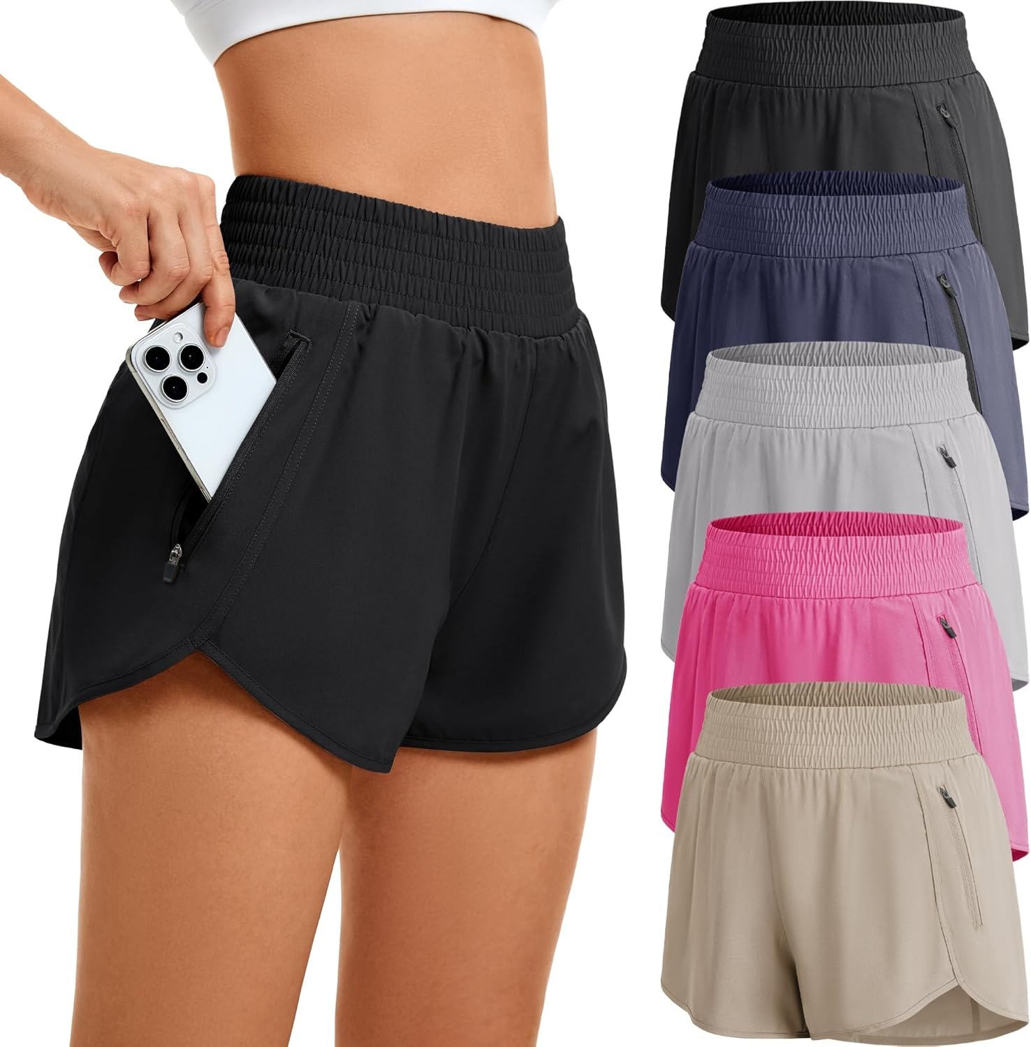 Women's High-waisted Sports Sh - Running Gear Woman avis et prix